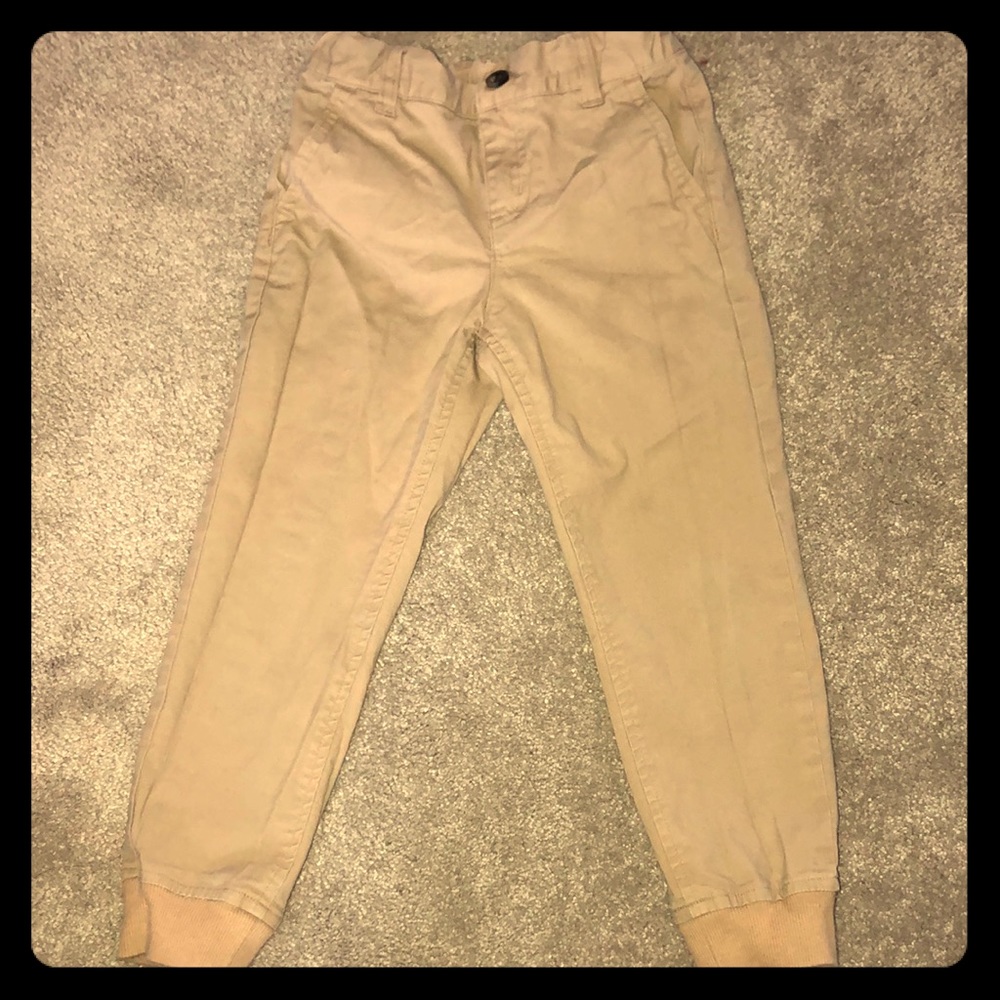 Janie and Jack size 4 boys tan chinos
